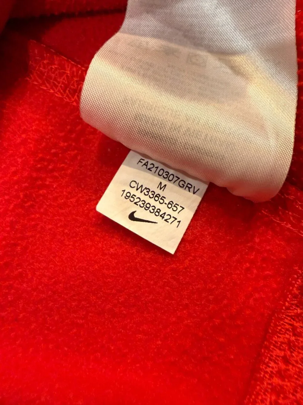 Nike Football Dri-Fit Fleece Hoodie Sweatshirt SZ M